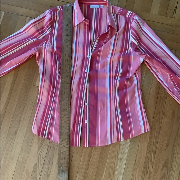 GH Bass & Co. women’s long sleeve stretch blouse size large - Picture 3 of 6